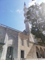 Ein Minarett der Blauen Moschee - Istanbul, Türkei