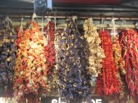 Ägyptischer Basar - Peperonin und andere Gewürze - Istanbul, Türkei