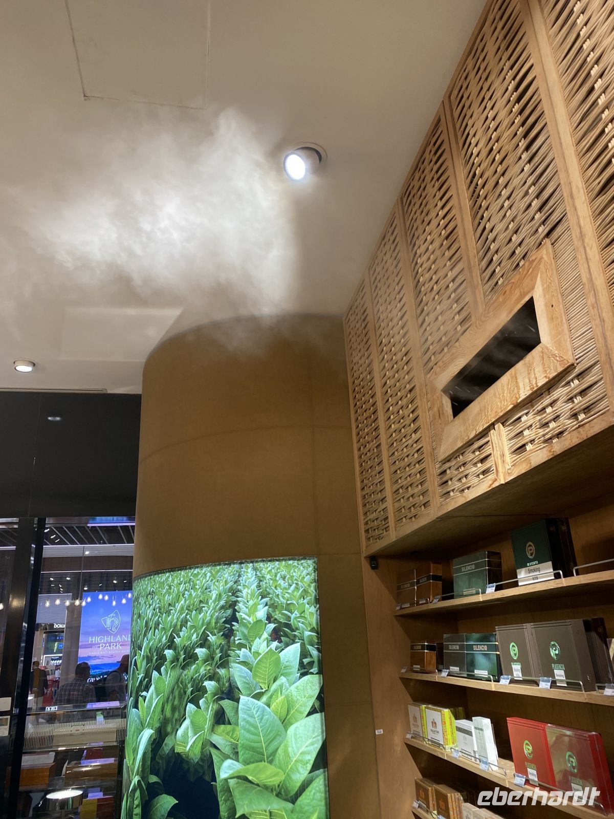 Ein großer Raum als Humidor