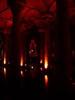 mystische Stimmung in der Cisterna Basilica
