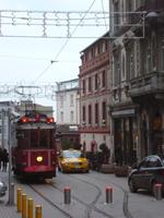 die Tünel Bahn auf der Istiklal Straße