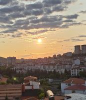 Ballone bei Sonnenaufgang