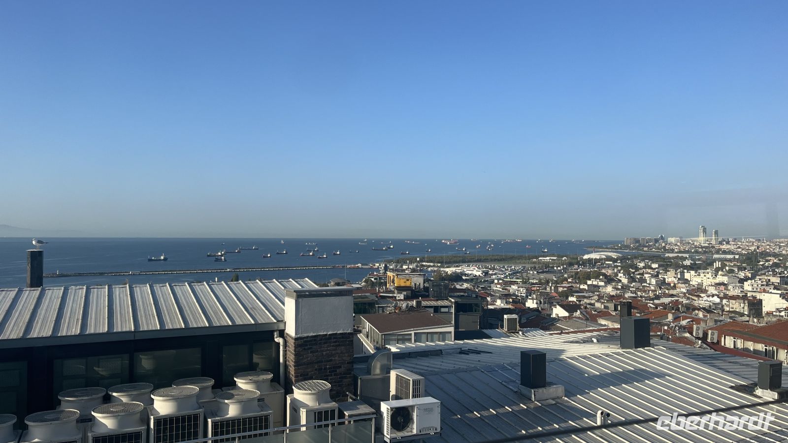 Ausblick beim Frühstück