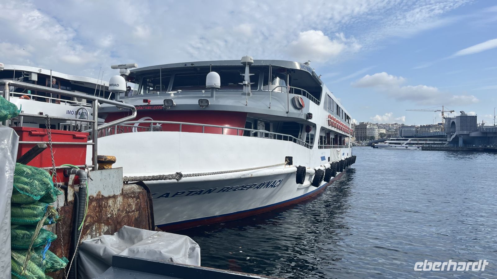 Unser Boot für die  Bosporusfahrt