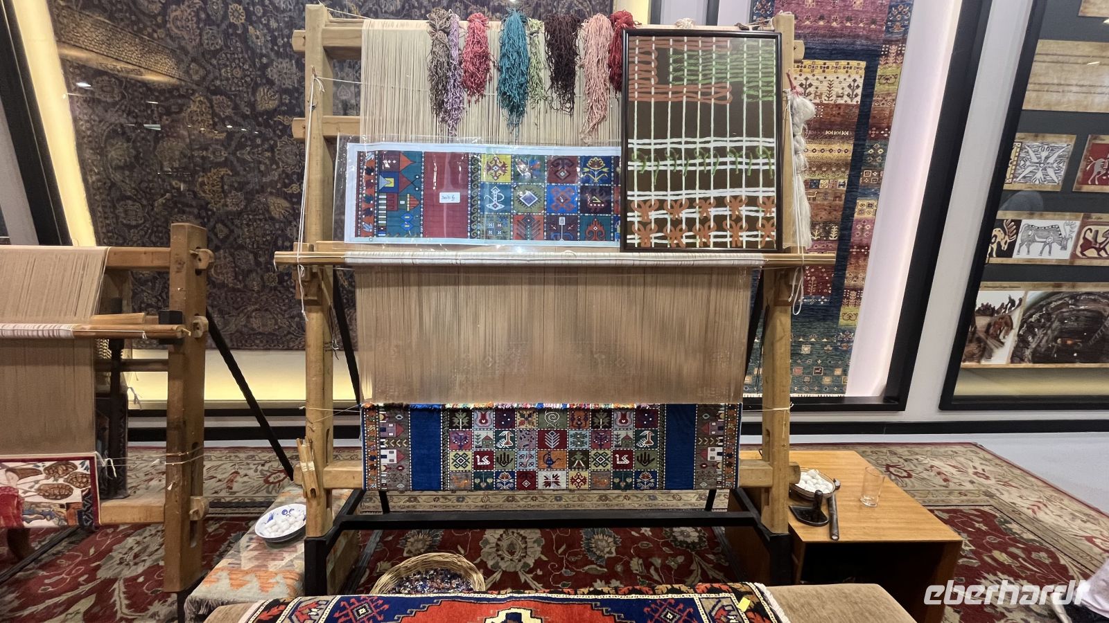 Stuhl in der Teppichknüpferei