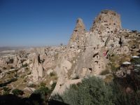 Kappadokien, die Burg von Uçhisar.