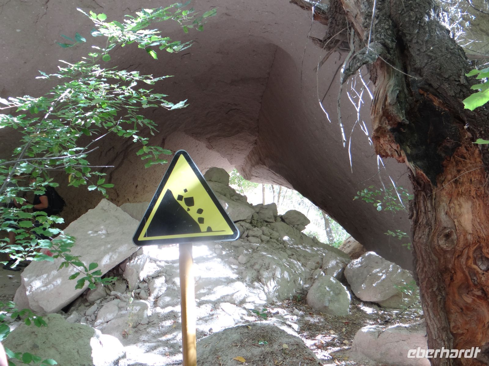 Kappadokien, Zemi-Tal, hier besser nicht stehenbleiben.