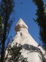 Kappadokien, Zemi-Tal, wie eine bearbeitete Skulptur wirkt die Natur. 