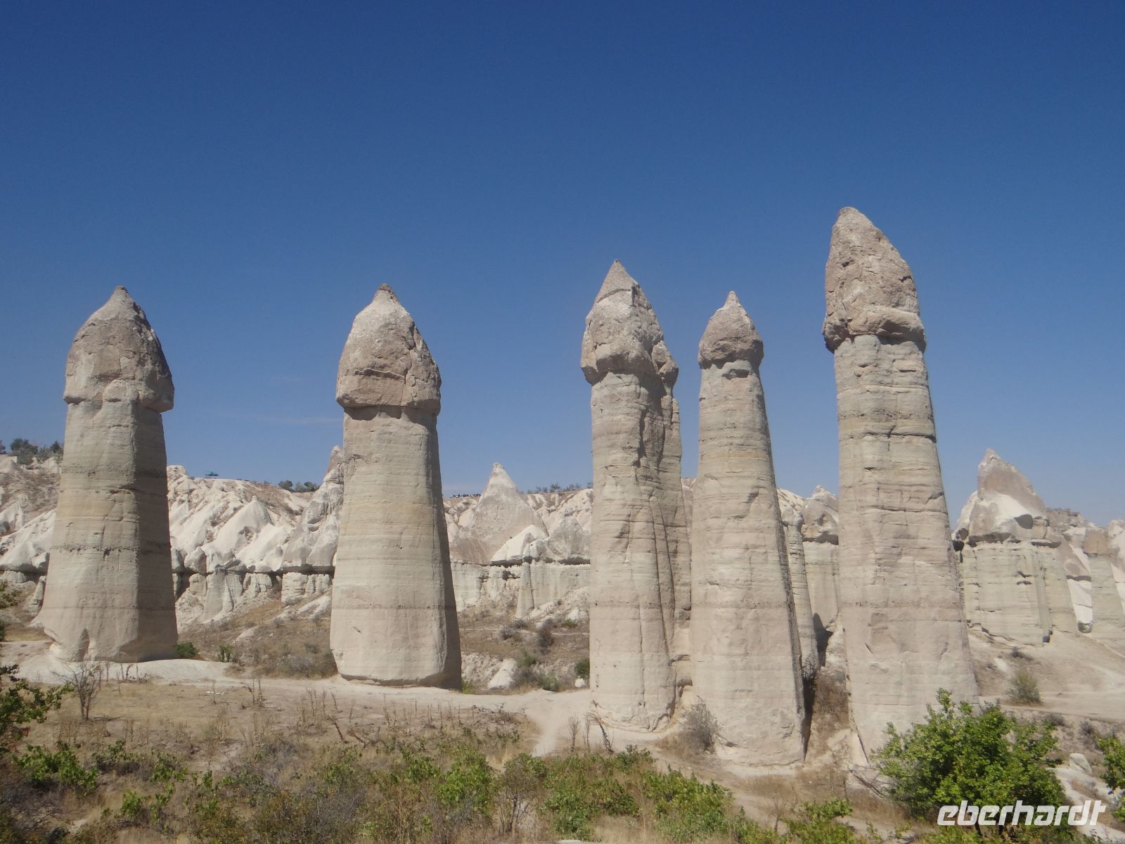 Kappadokien, das Liebestal und seine Szepter.