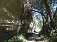Kappadokien, vielfältige Wanderweg laufen wir im Gomeda-Tal.