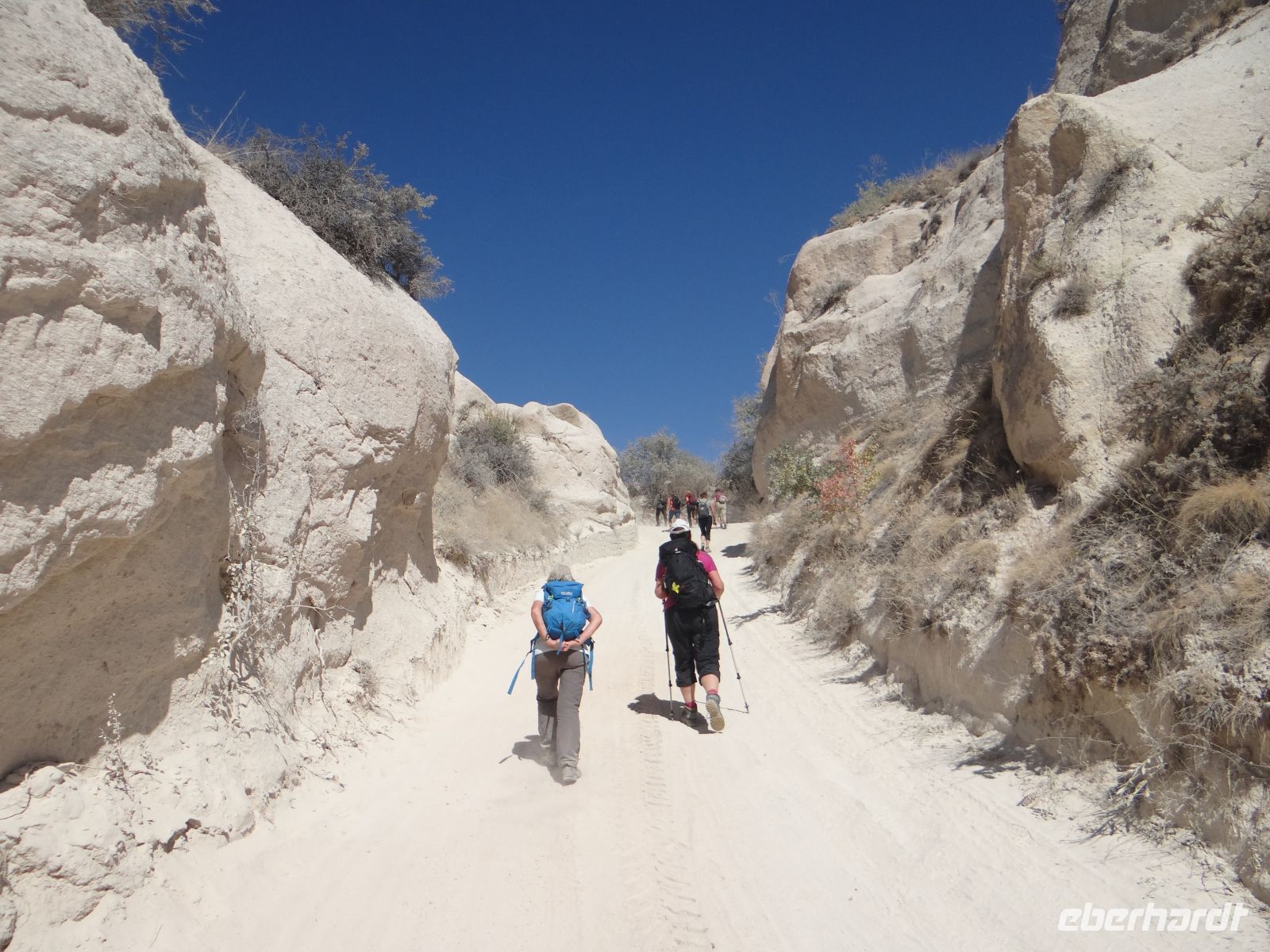 Kappadokien, Gomeda-Tal, das letzte Stück wurde uns ein wenig sauer, doch Rettung naht.