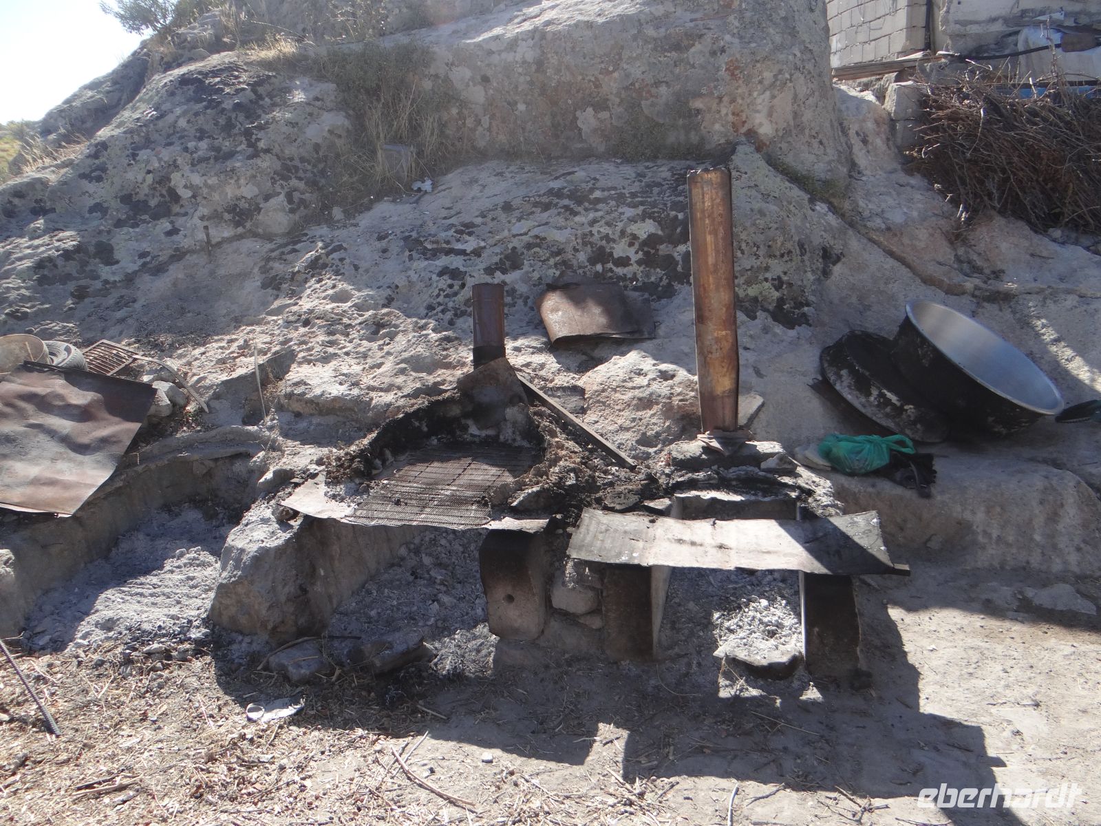 Kappadokien, Weber-Grill auf Türkisch.