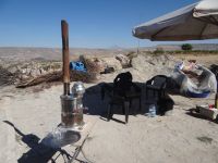 Kappadokien, Samstagmittag mit freier Sicht auf den Vulkan Erciyes.