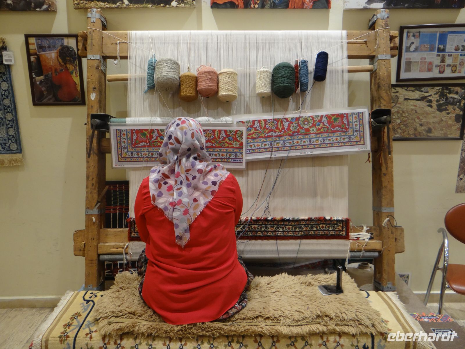 Kappadokien, Besuch der Teppichmanufaktur Çinar