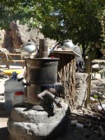 Kappadokien, im Keslik-Kloster wartet der Tee auf die Besucher.