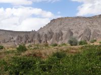 Kappadokien, Ihlara-Tal, die Landschaft verändert sich. 