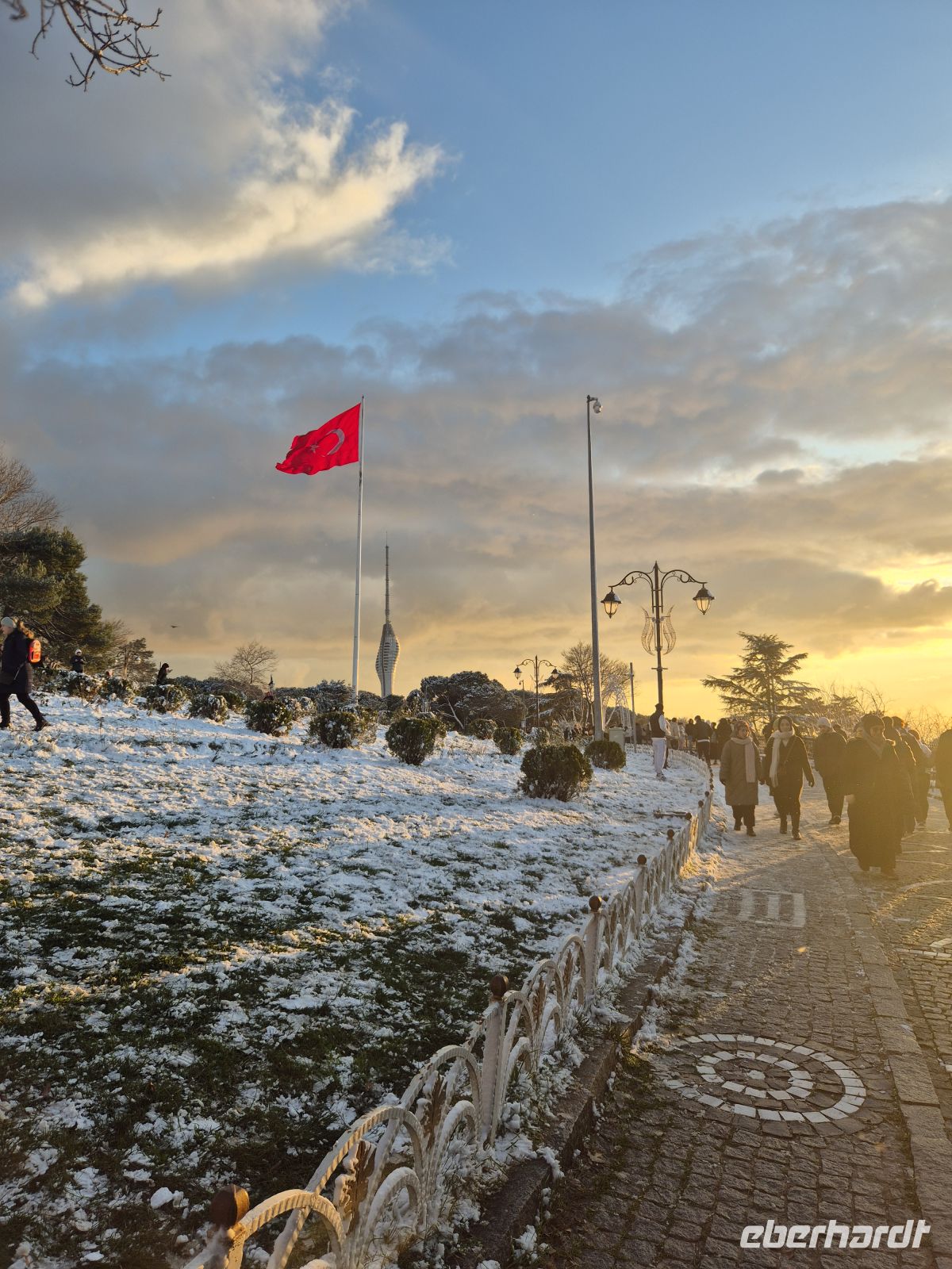 Camlica Hügel - Istanbul im Schnee - Türkei