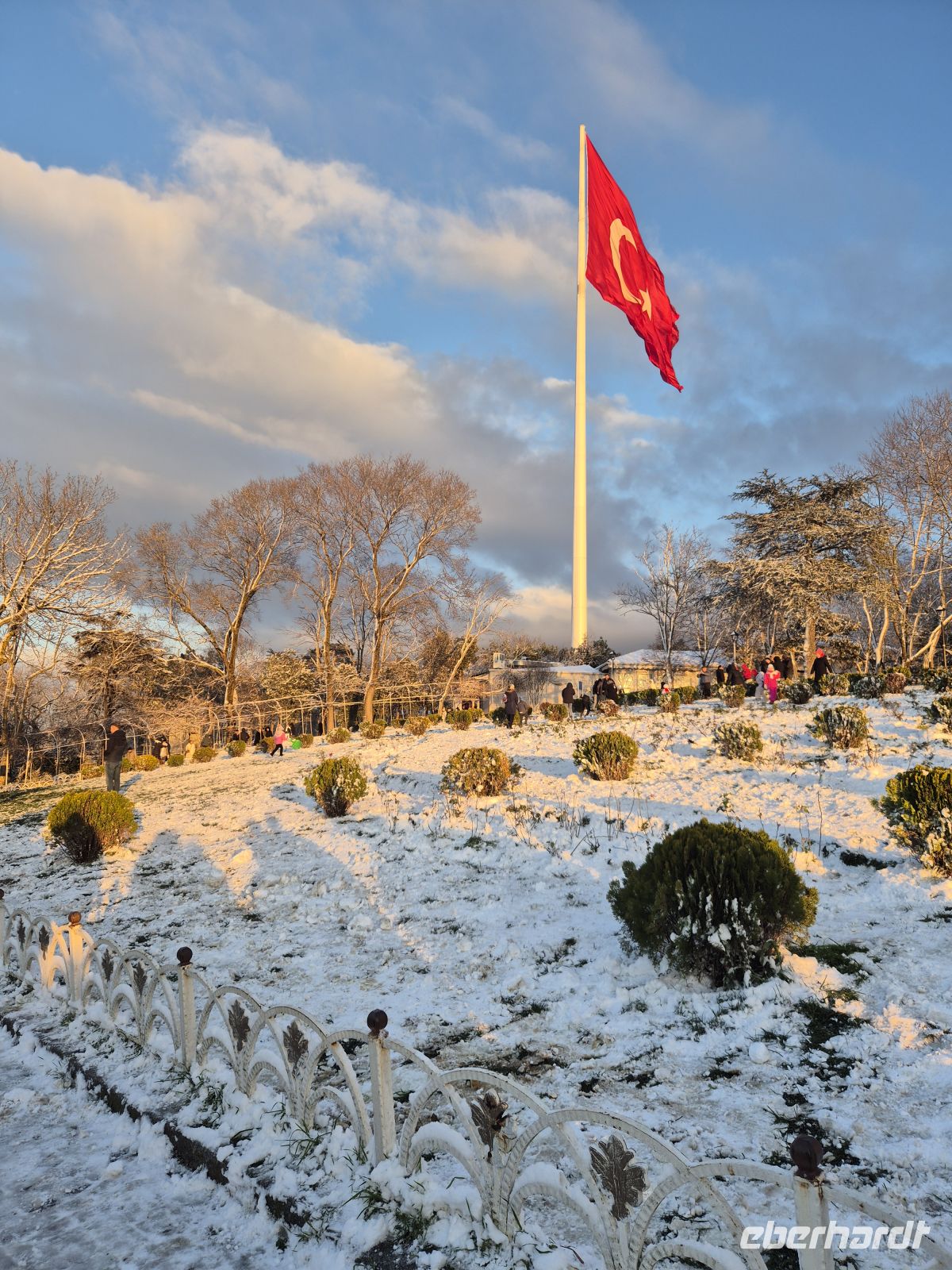 Camlica Hügel - Istanbul im Schnee - Türkei