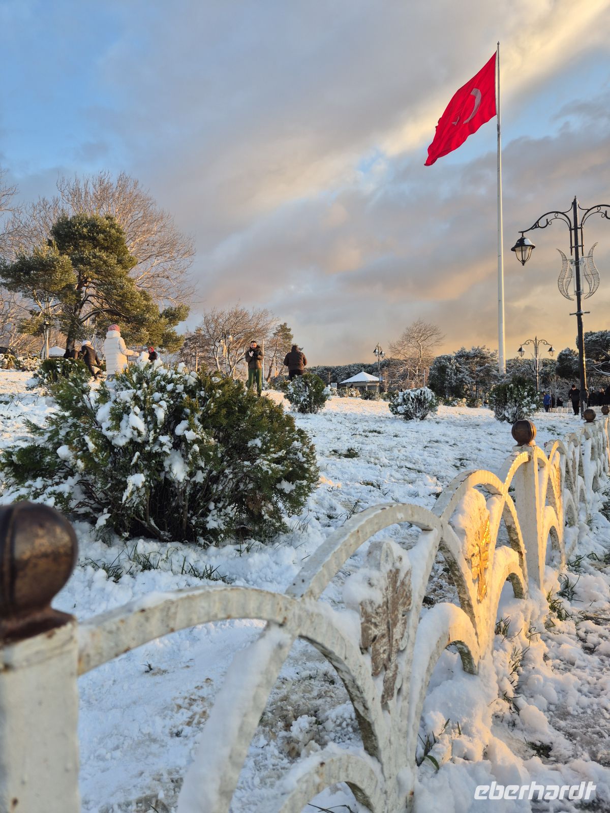 Camlica Hügel - Istanbul im Schnee - Türkei