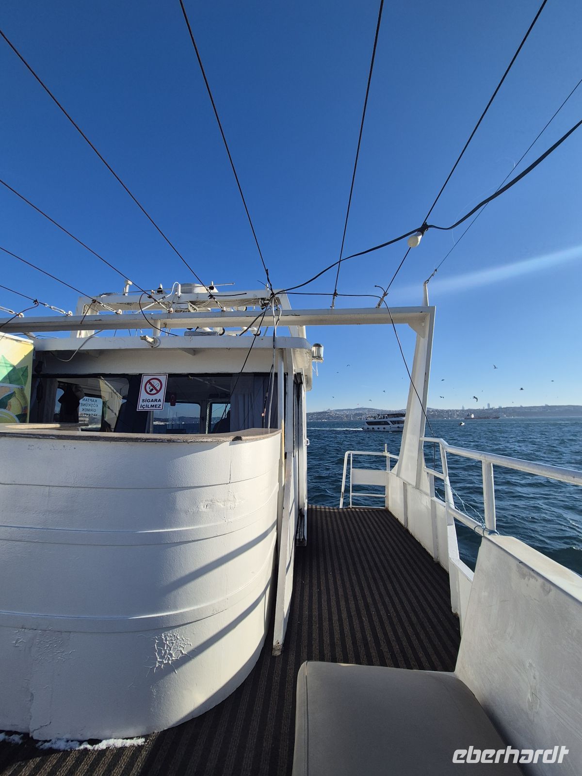 Bootsfahrt auf dem Bosporus zwischen Europa und Asien - Istanbul Türkei