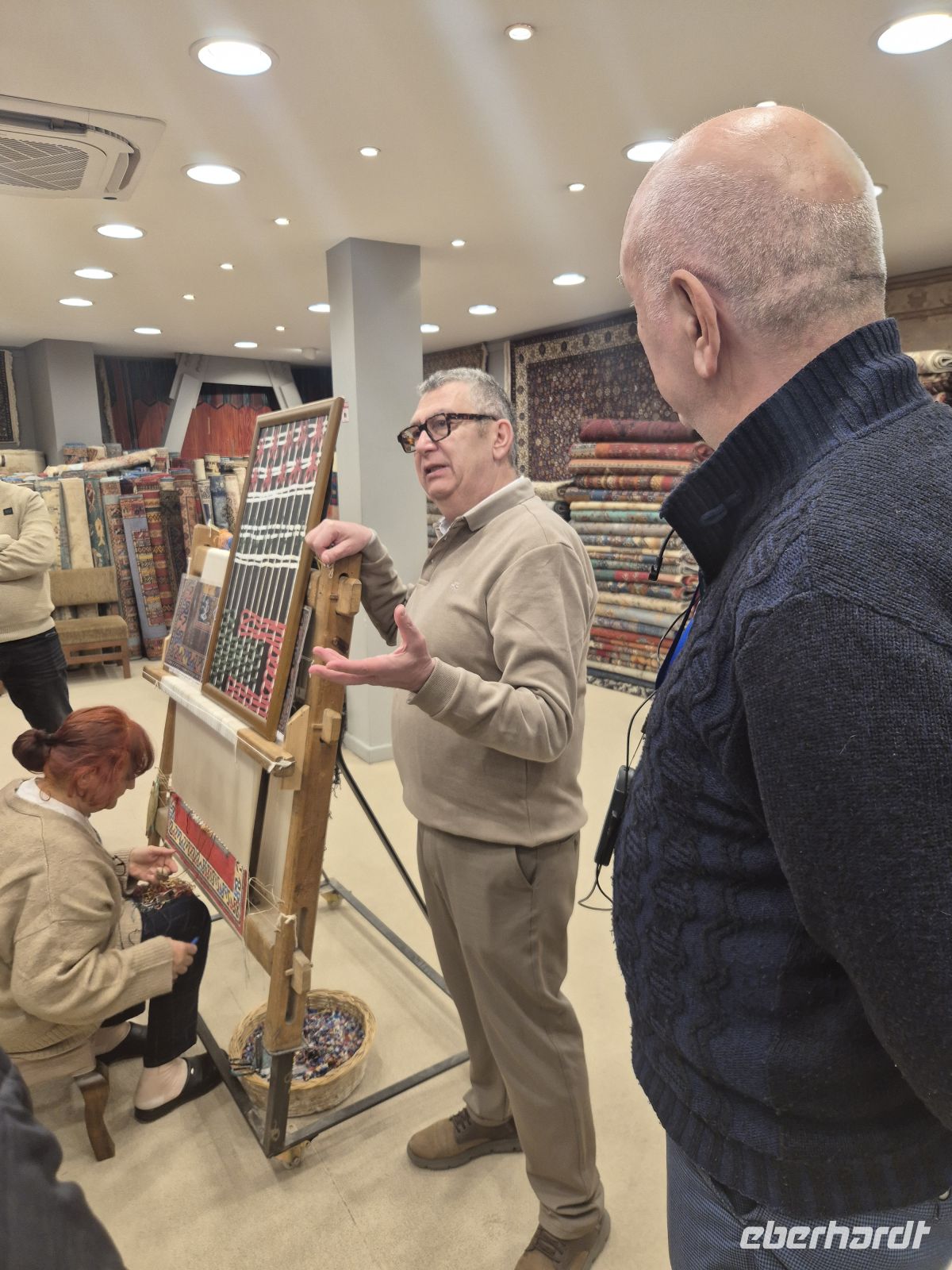Teppichknüpfwerkstatt in Istanbul - Türkei