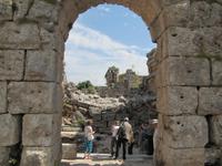 antiken Ausgrabungen von Perge