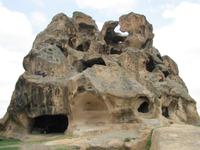 Bizarre Felsformation am Midas Monument