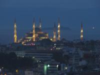 Blick auf Sultan-Ahmet-Moschee