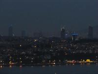 Blick auf die Hochhäuser von Istanbul