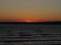 Sonnenuntergang am Strand vom Hotel 