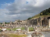 antiken Ausgrabungen von Ephesus