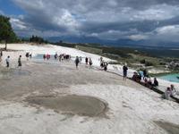 die Kalksteinterrassen von Pamukkale