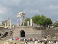 Überreste der Akropolis von Pergamon