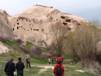 Taubenschläge während der Wanderung im Cat-Tal