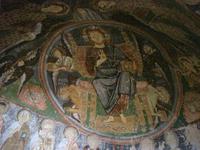 Wandmalerei in der Hacli-Kirche