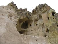 Dunkle Kirche im Freilichtmuseum Göreme