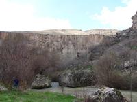 scharfe Felsenkante in der Ihlara-Schlucht