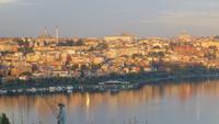 Blick aus dem Hotel Grand Halic in Istanbul - Sonnenaufgang