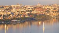 Blick aus dem Hotel Grand Halic in Istanbul - Sonnenaufgang