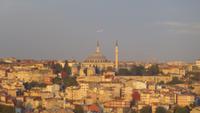 Blick aus dem Hotel Grand Halic in Istanbul - Sonnenaufgang