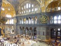 In der Hagia Sophia in Istanbul