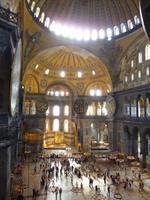 In der Hagia Sophia in Istanbul