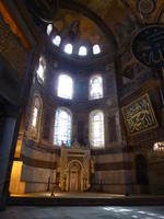 In der Hagia Sophia in Istanbul