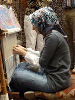 Teppichknüpferei in Istanbul