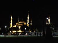 Sultan-Ahmet-Moschee bei Nacht