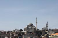 Während Bootsfahrt auf dem Bosporus