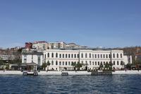 Während Bootsfahrt auf dem Bosporus