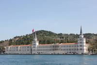 Während Bootsfahrt auf dem Bosporus