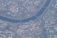 Flug über Dresden