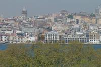 Blick vom Topkapi-Palast auf Goldenes Horn und Galataturm